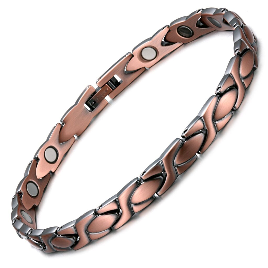 Womens Pure Copper Magnetic Ankle Bracelets for feet Arthritis 