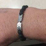 Sacred Arrow Lava Stone Diffuser Anxiety Bracelets