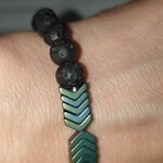 Sacred Arrow Lava Stone Diffuser Anxiety Bracelets