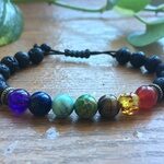 7 Chakra Adjustable Anxiety Bracelet